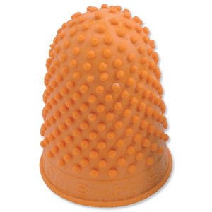 Q-Connect Thimblettes Size 3 Orange