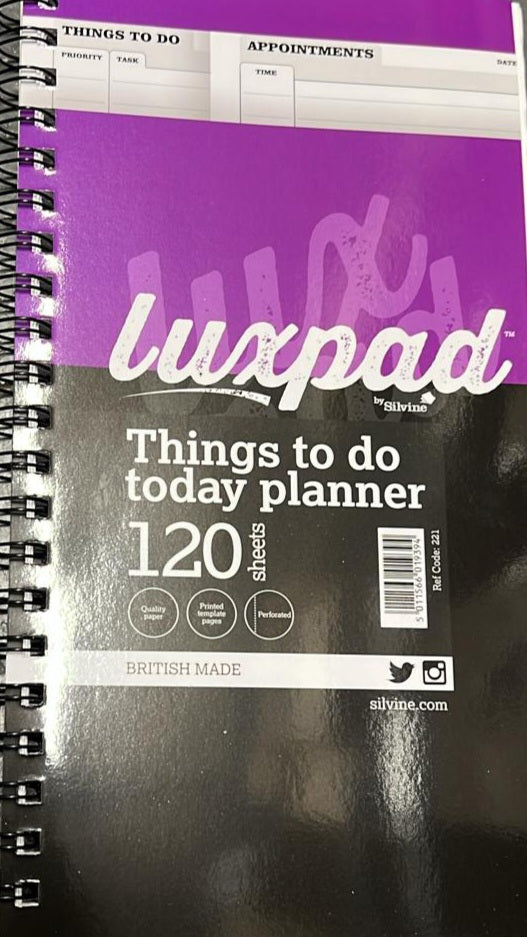 Things To Do Planner