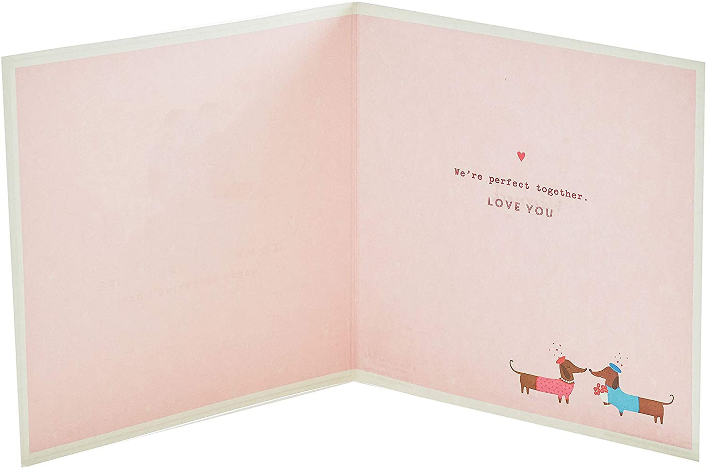 Wonderful Wife Sausage Dog Valentine's Day Card
