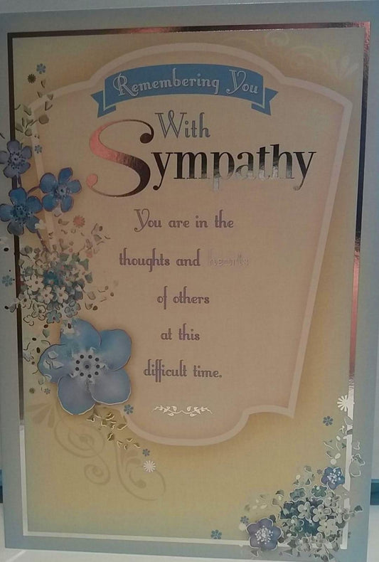 Remembering You With Sympathy Greeting Card