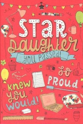Star Daughter You Passed, Back to School Card 