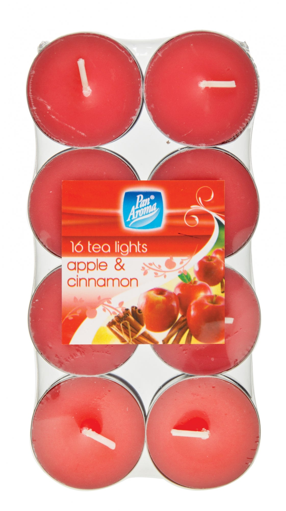 Pack of 48 Apple and Cinnamon Tea Lights