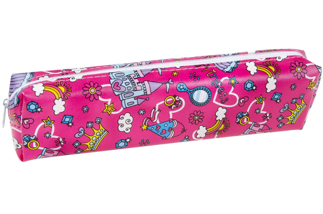 Princess Design Pink Pencil Case