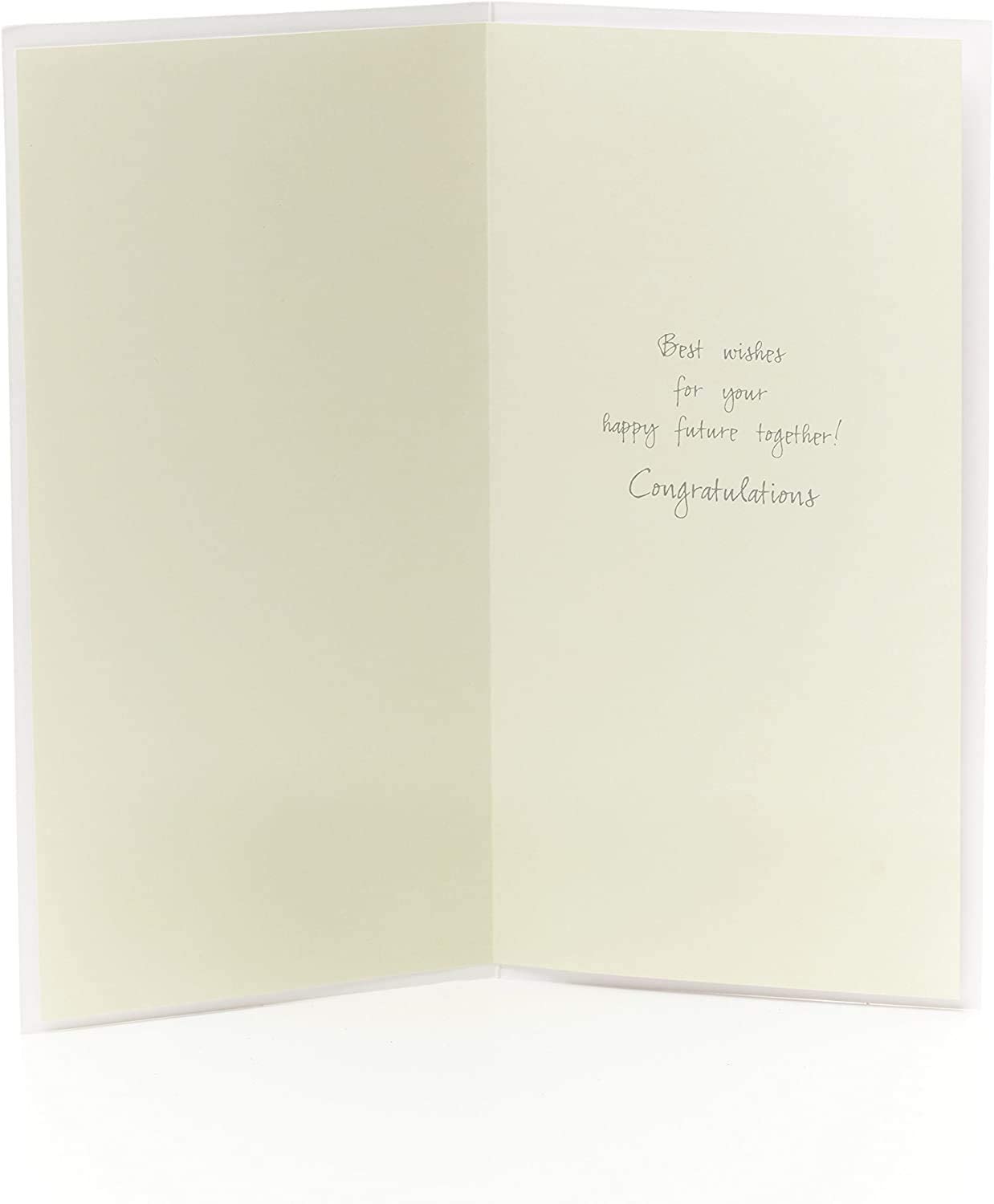 Lovely Couple Hand Finished Wedding Day Congratulations Card