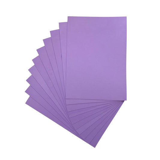 Pack of 100 A4 Lilac Coloured EVA Foam Sheets