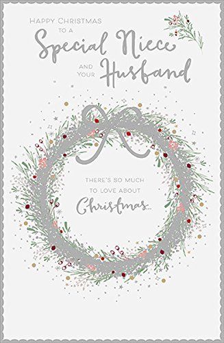 Niece & Husband Both Of You Lovely Couple Like You Christmas Greeting Card 
