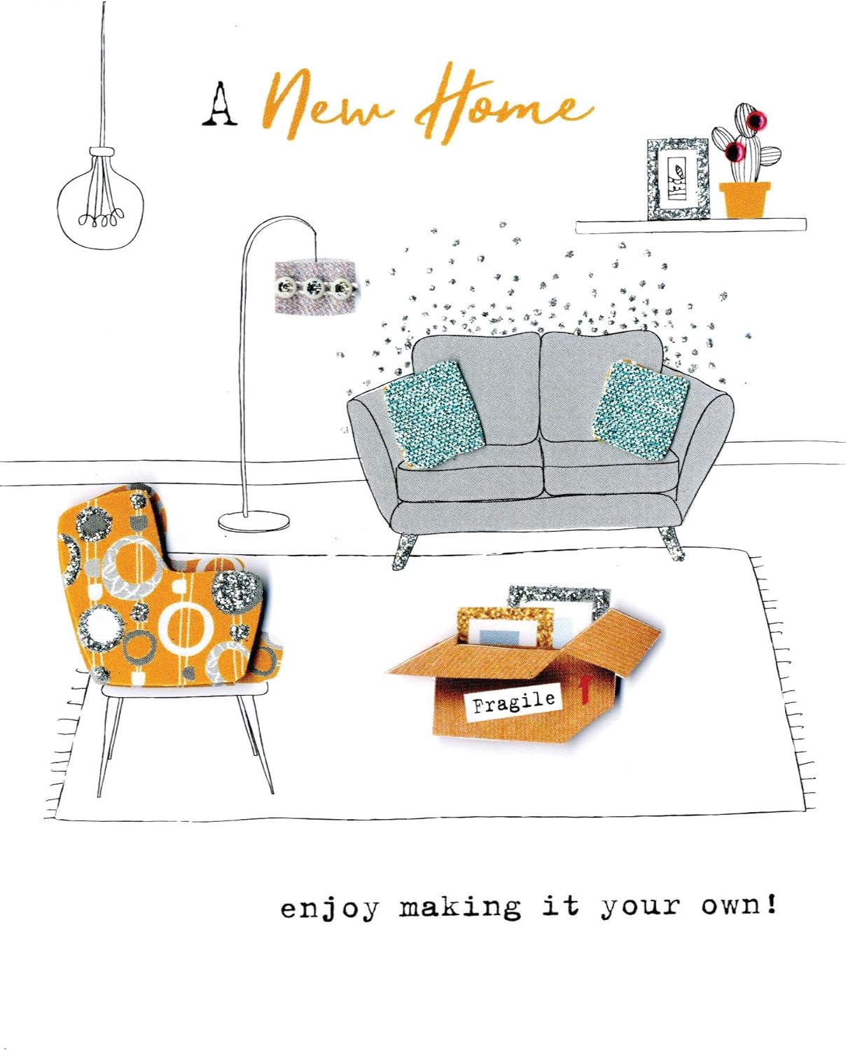 New Home Enjoy Making It Your Own Congratulations Card