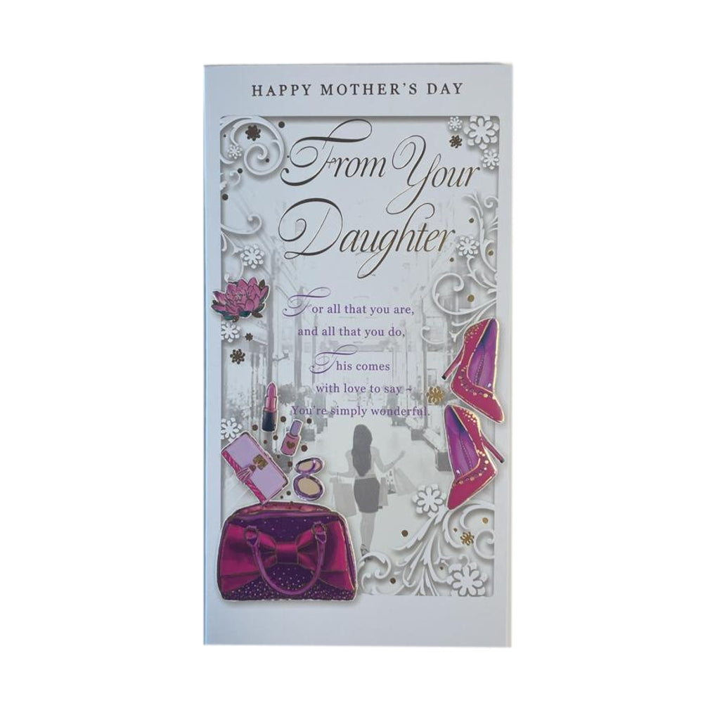 From Your Daughter Women's Accessories Design Mother's Day Card
