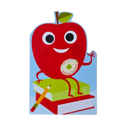 Thank You For A Brilliant Teacher Card Greeting Card appreciate 