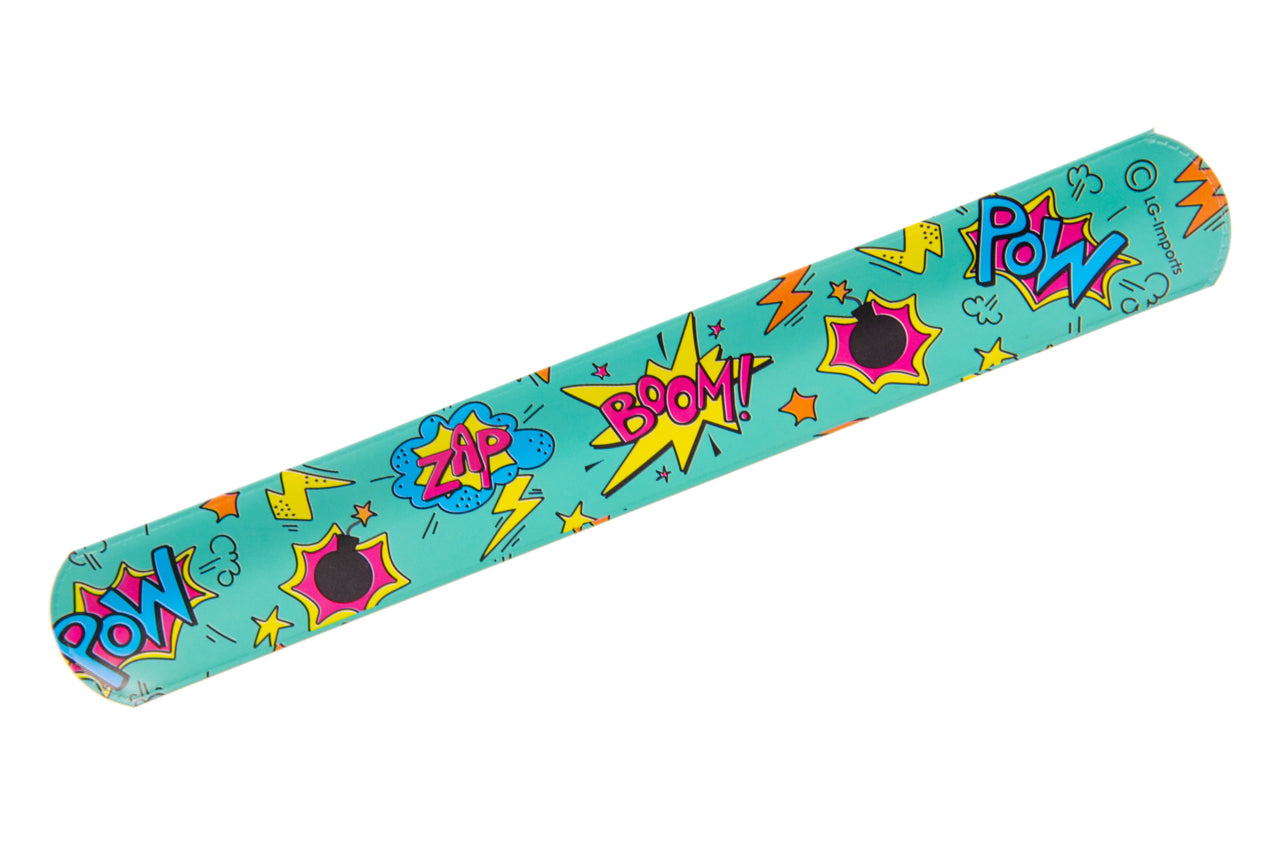 Pack of 12 Superhero Snap Bracelets
