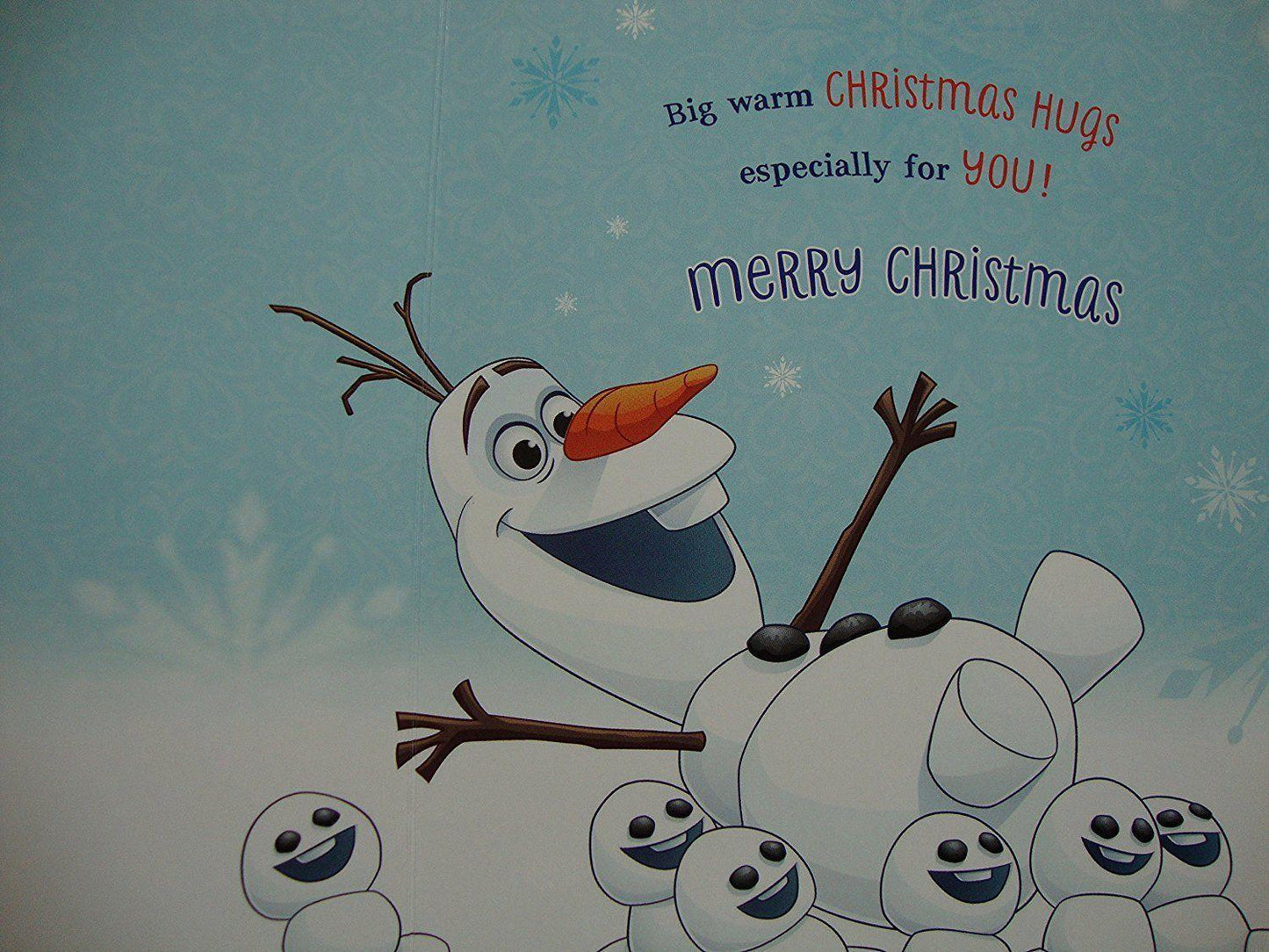 For My Perfect Daddy Frozen Olaf Christmas Card 