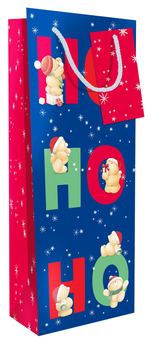 Forever Friends Christmas Bottle Gift Bag