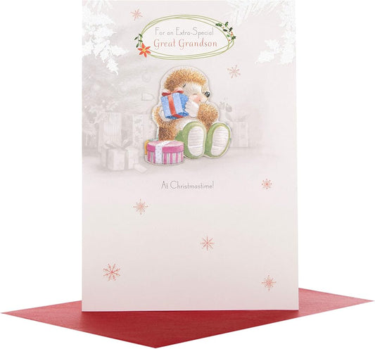 Special Great Grandson Christmas Card "Extra Special"