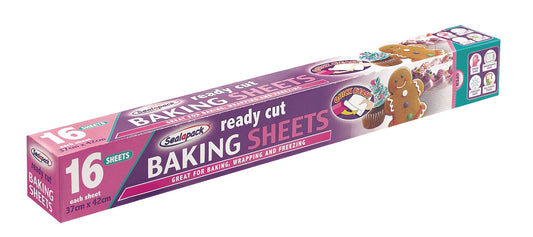 16 Sheets Seal-A-Pack Baking Paper 37cm x 42cm
