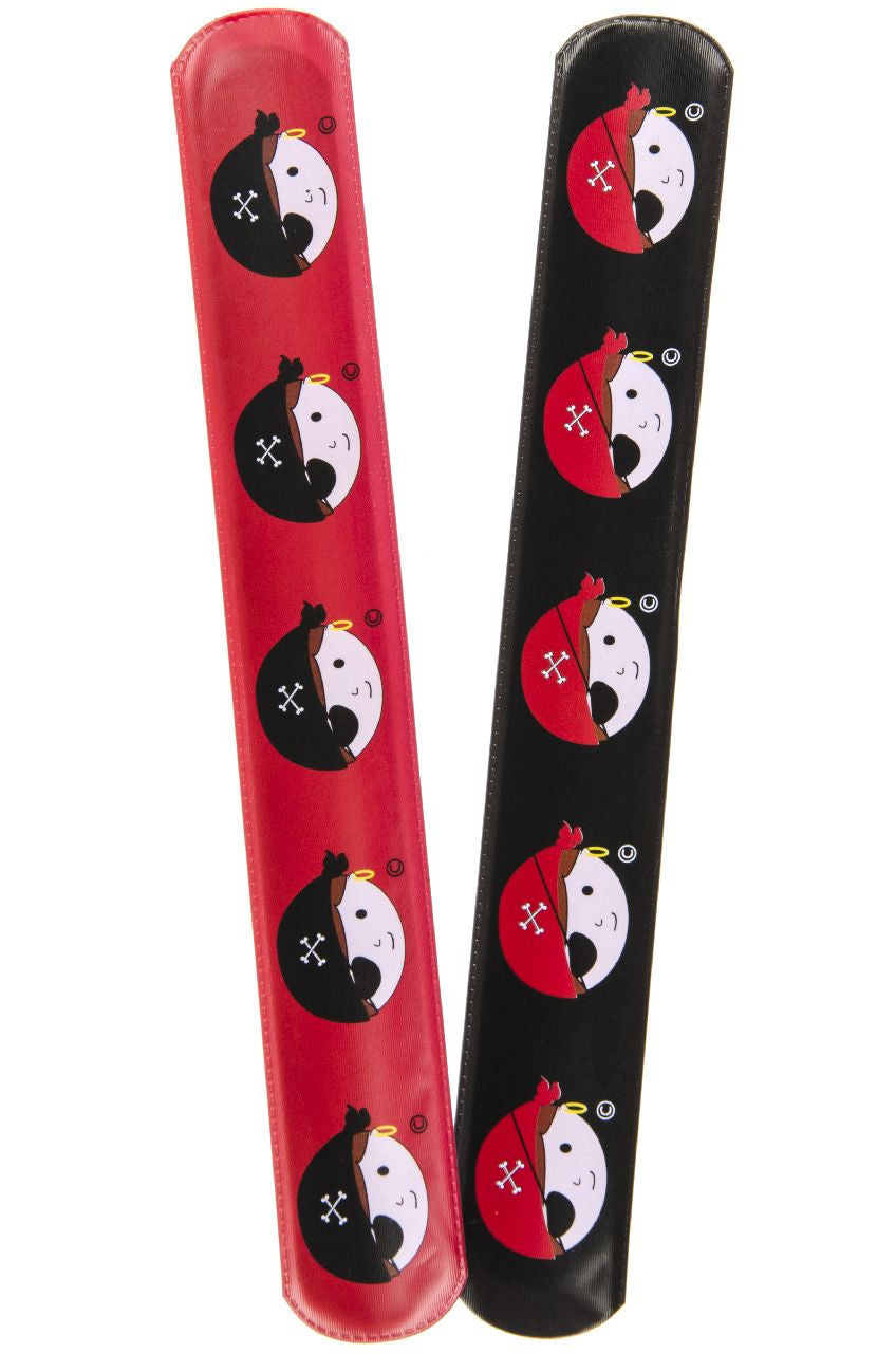 Pack of 6 Pirate Snap Bracelets
