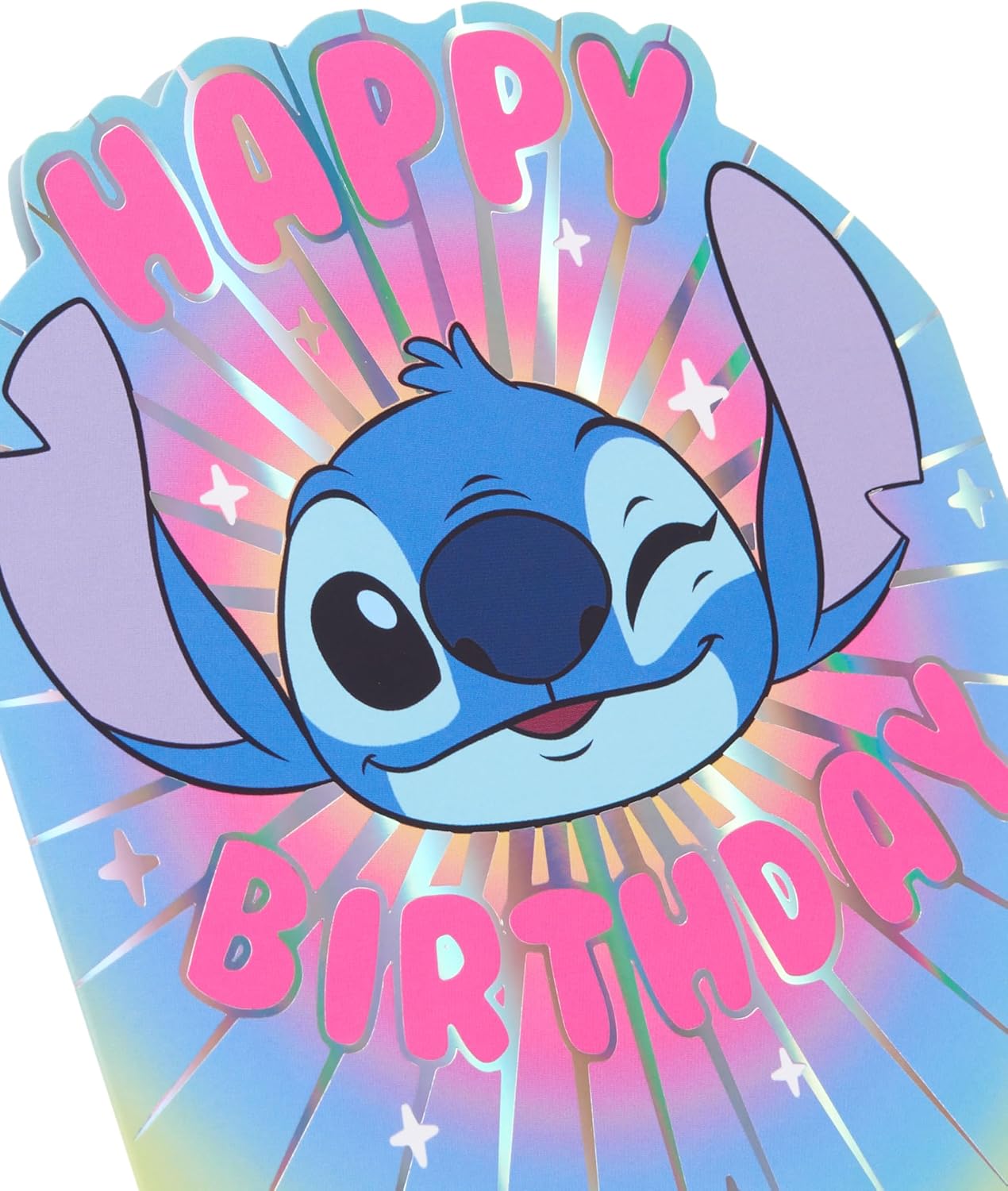 Disney Lilo & Stitch's Face Design Birthday Card