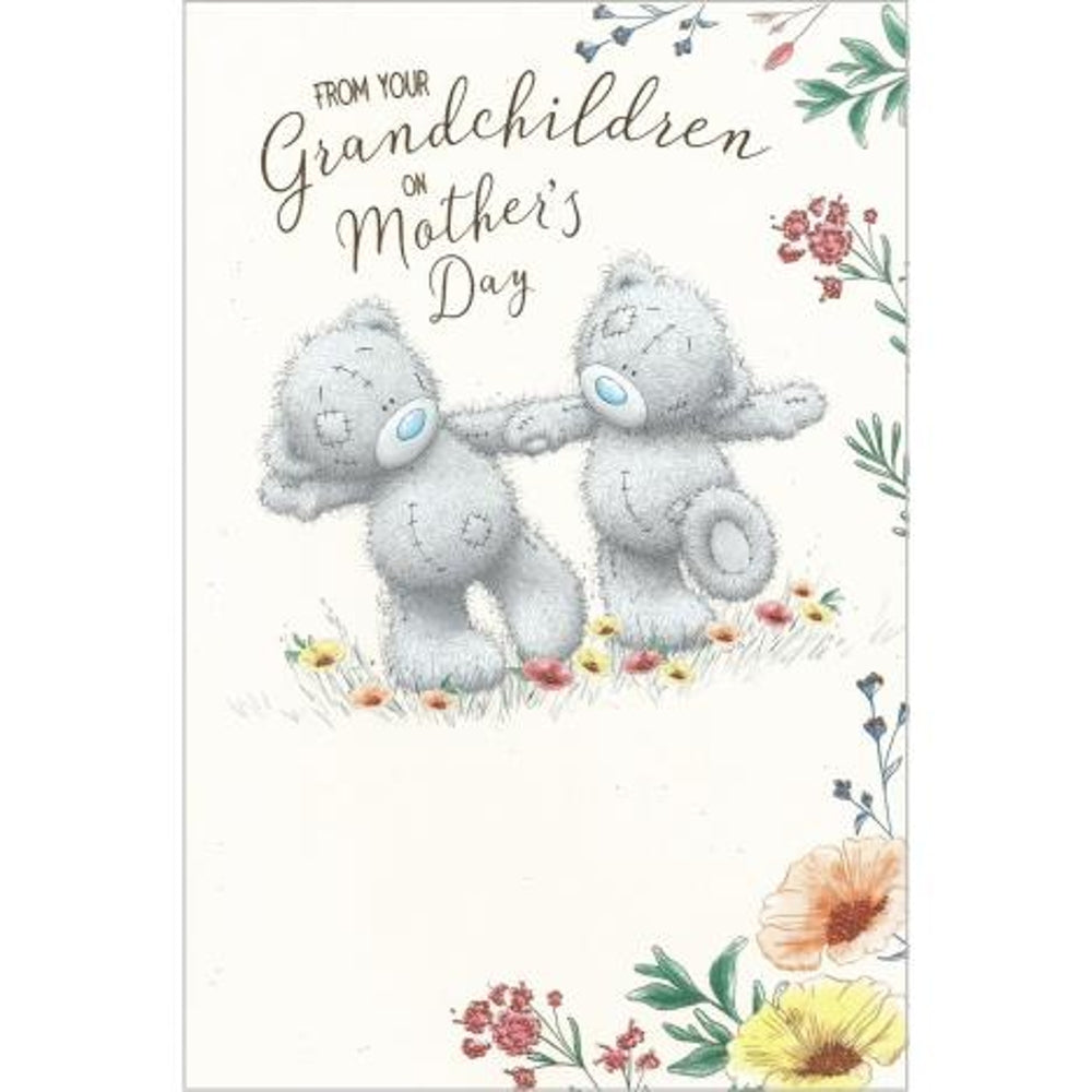 Bears Holding Hands Design Mother's Day Card From Your Grandchildren 