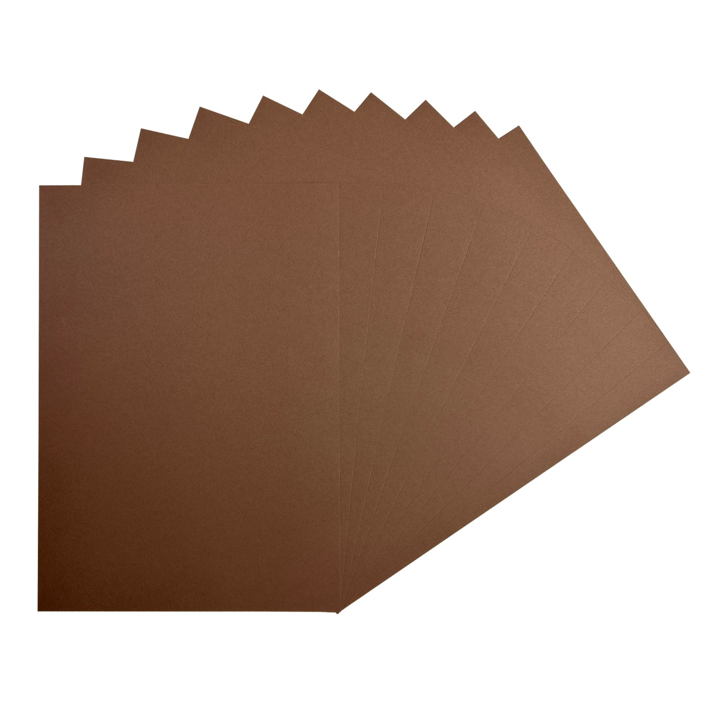 Pack of 250 A4 Brown Coloured Card 160gsm Sheets