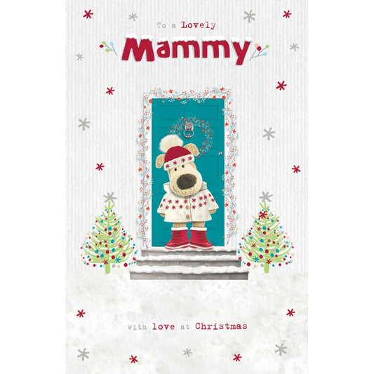 Boofle Standing Outside Door Mammy Christmas Card