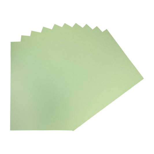 Pack of 500 A4 Pastel Green Coloured Card 160gsm Sheets