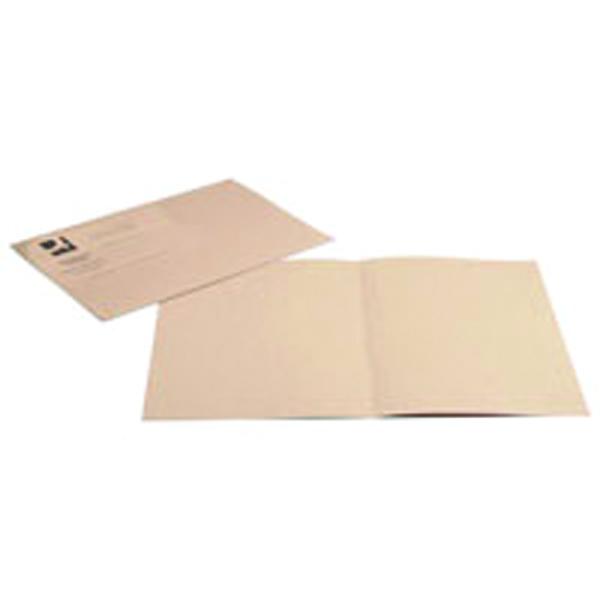 Q-Connect Square Cut Folder Lightweight 180gsm Foolscap Buff (Pack of 100) KF26032