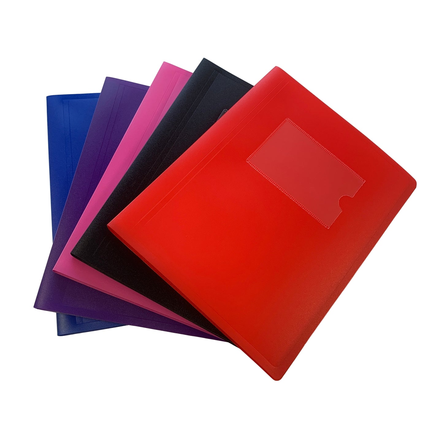 A5 Purple Flexible Cover 40 Pocket Display Book