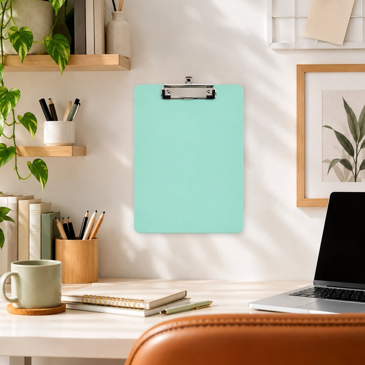 Rigid Mdf A4 Erasable Blue Whiteboard Clipboard