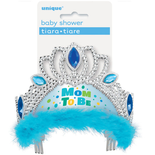 Baby Shower Mom To Be Blue Tiara