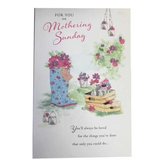 For You On Mothering Sunday Floral Mother's Day Card