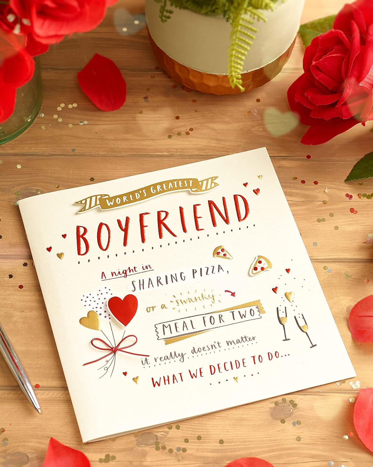 World Greatest Boyfriend Valentine's Day Card