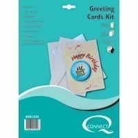 Pack of 20 Premium Quality Blank Inkjet Greeting Cards {DC}