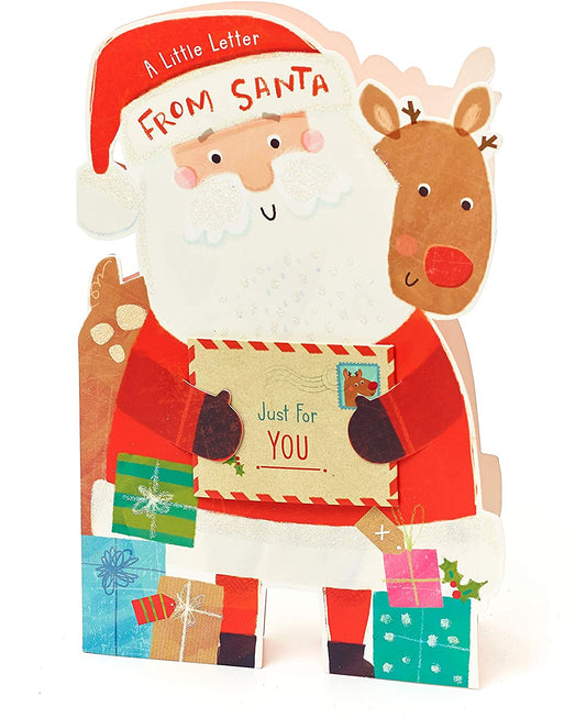 A Little Letter from Santa Christmas Card for Kids