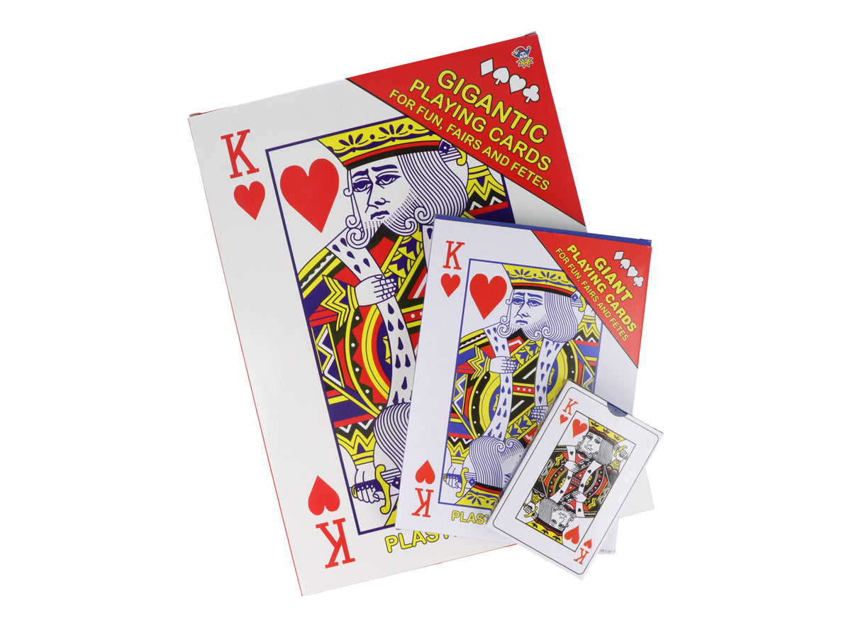 Pack of 6 Plastic Coated Playing Cards (9x6cm)
