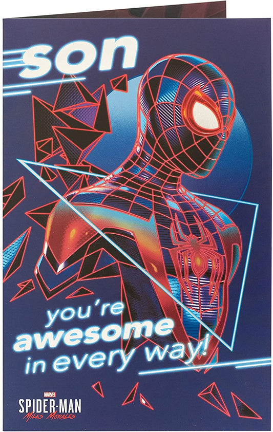 Spider-Man Marvel Son Birthday Card