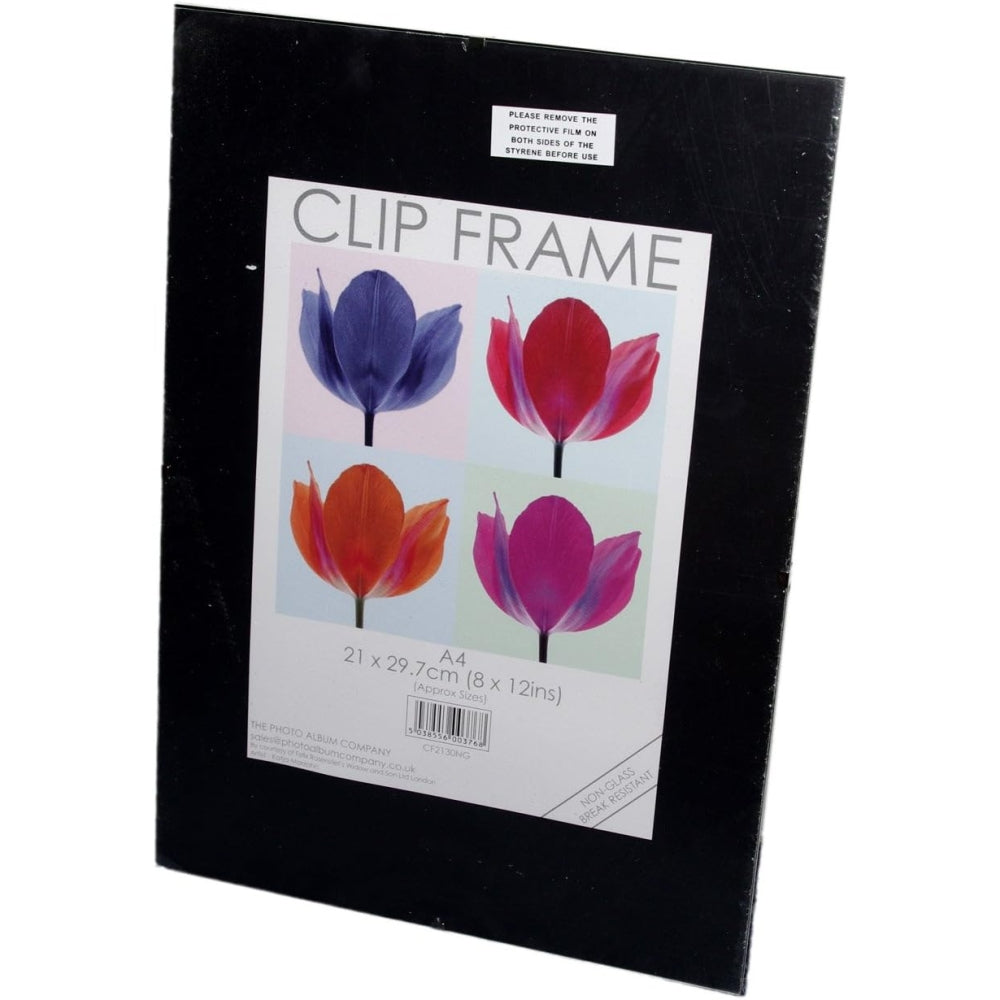 A4 Styrene Non Glass Clip Photo Frame 21x29.7cm