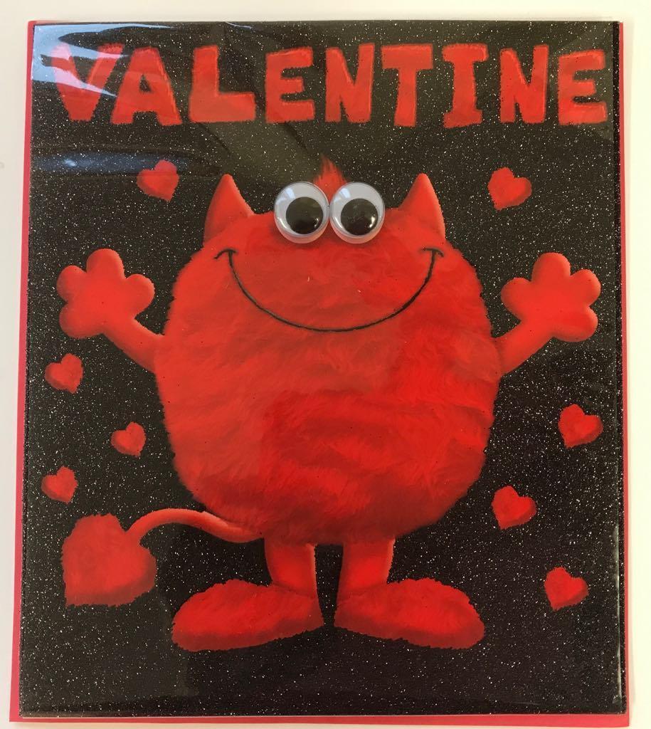 The Love Monster In School Valentine's Day Card