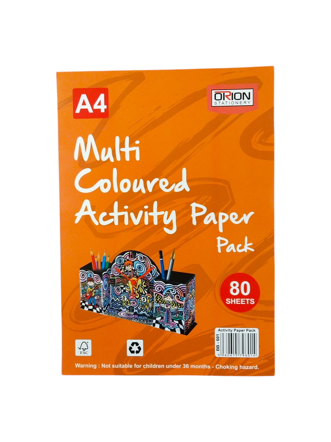 Pack of 1600 A4 Assorted Coloured Activity Paper Sheets