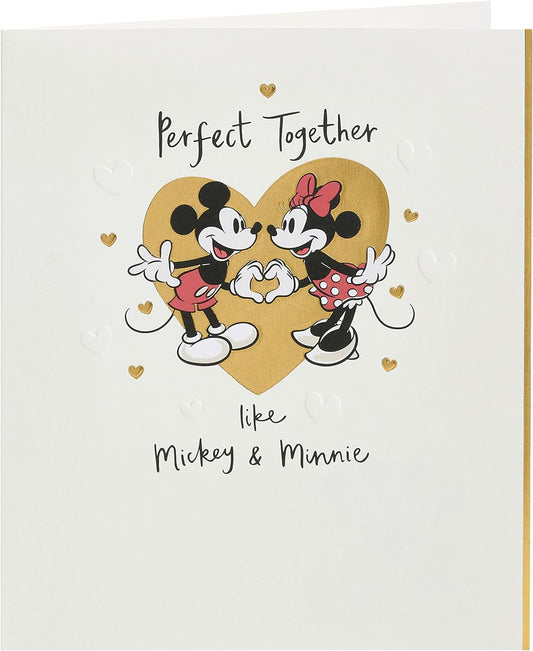 Disney Mickey & Minnie Mouse Design Anniversary Card
