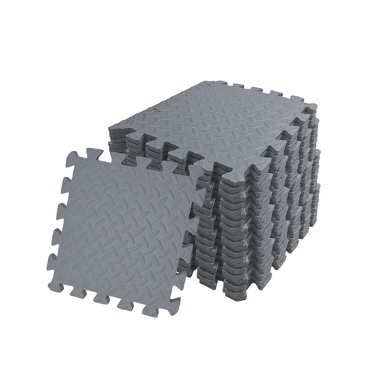 Pack of 40 30x30cm Grey Coloured 1cm Thick EVA Foam Mats