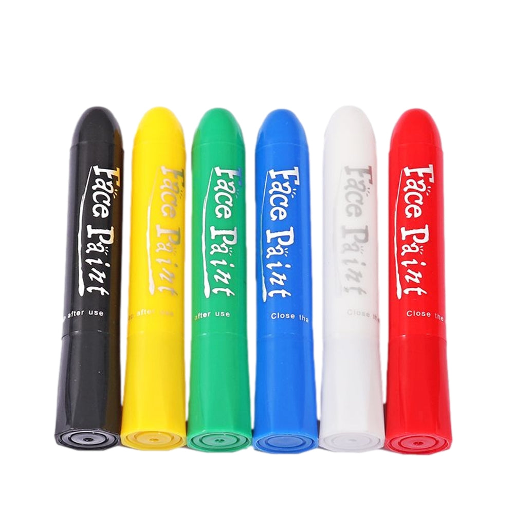 Pack of 6 Assorted Colours Face Paints