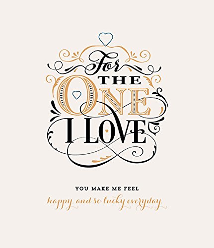 For The One I Love Classic Black And Gold Valentine's Day Card 