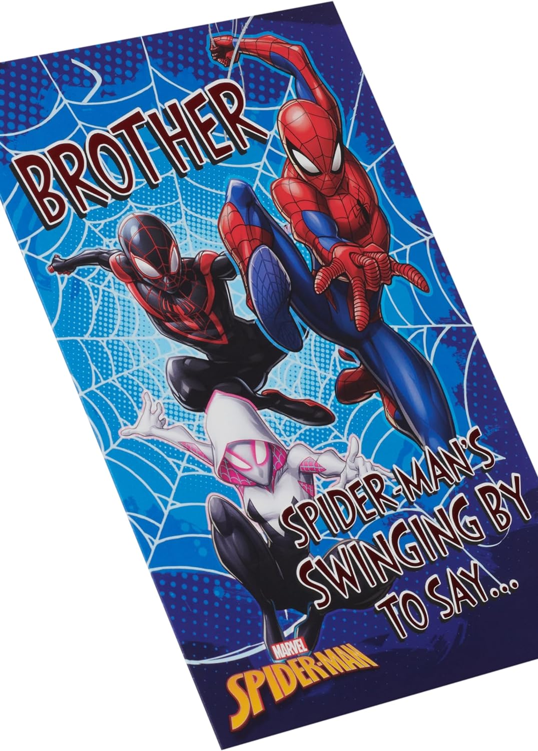 Multiple Suits Design Marvel Spider-Man Brother Birthday Card