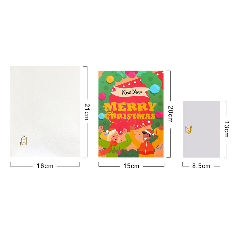 Festive Tree of Joy 3D Pop Up Christmas & New Year Card
