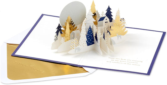 Winter Woodland Design 3D and Pop Up Holiday Wonder Christmas Card