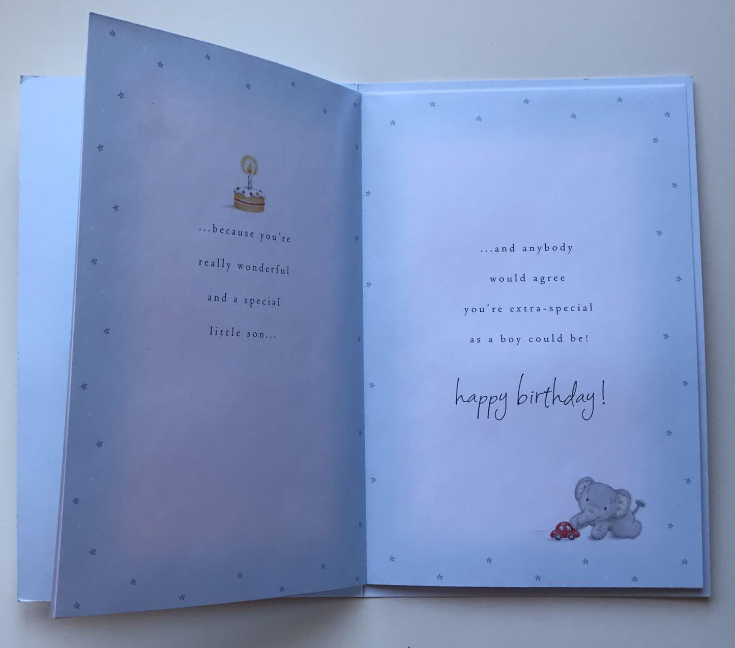 1st Today Elliot And Buttons Design Son Birthday Card	