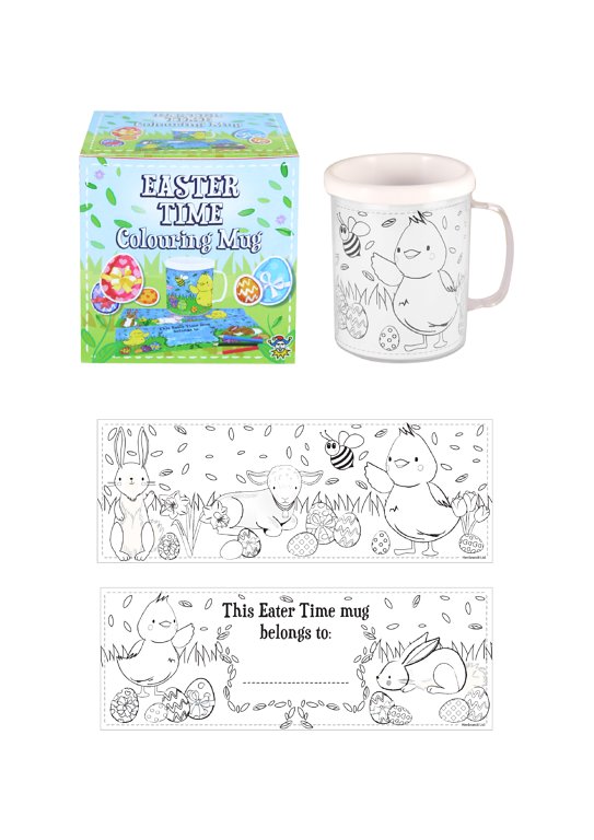 Colour Your Own Easter Mug
