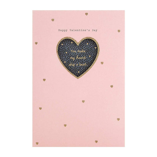 'Heart Skip A Beat' Valentine's Day Card 