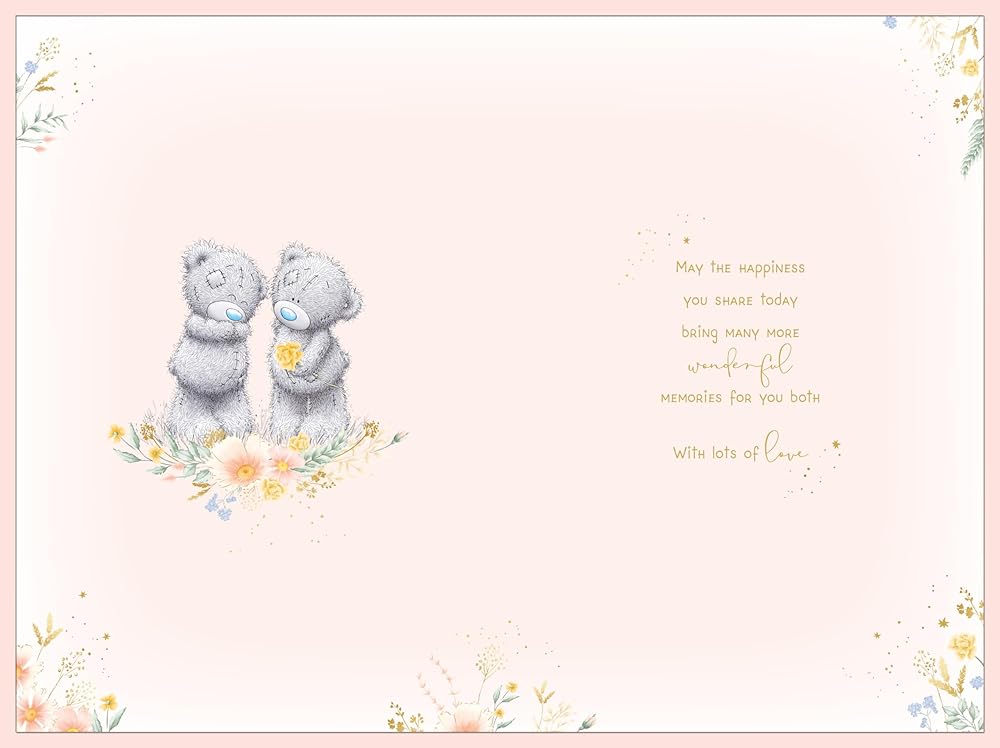 Bears Dancing Mum And Dad Wedding Anniversary Card