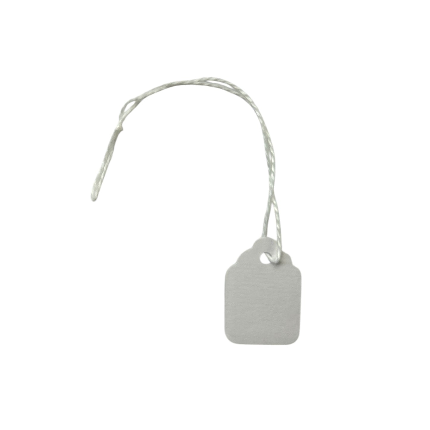 Box of 1000 White Merchandise Tags 29mm x 19mm