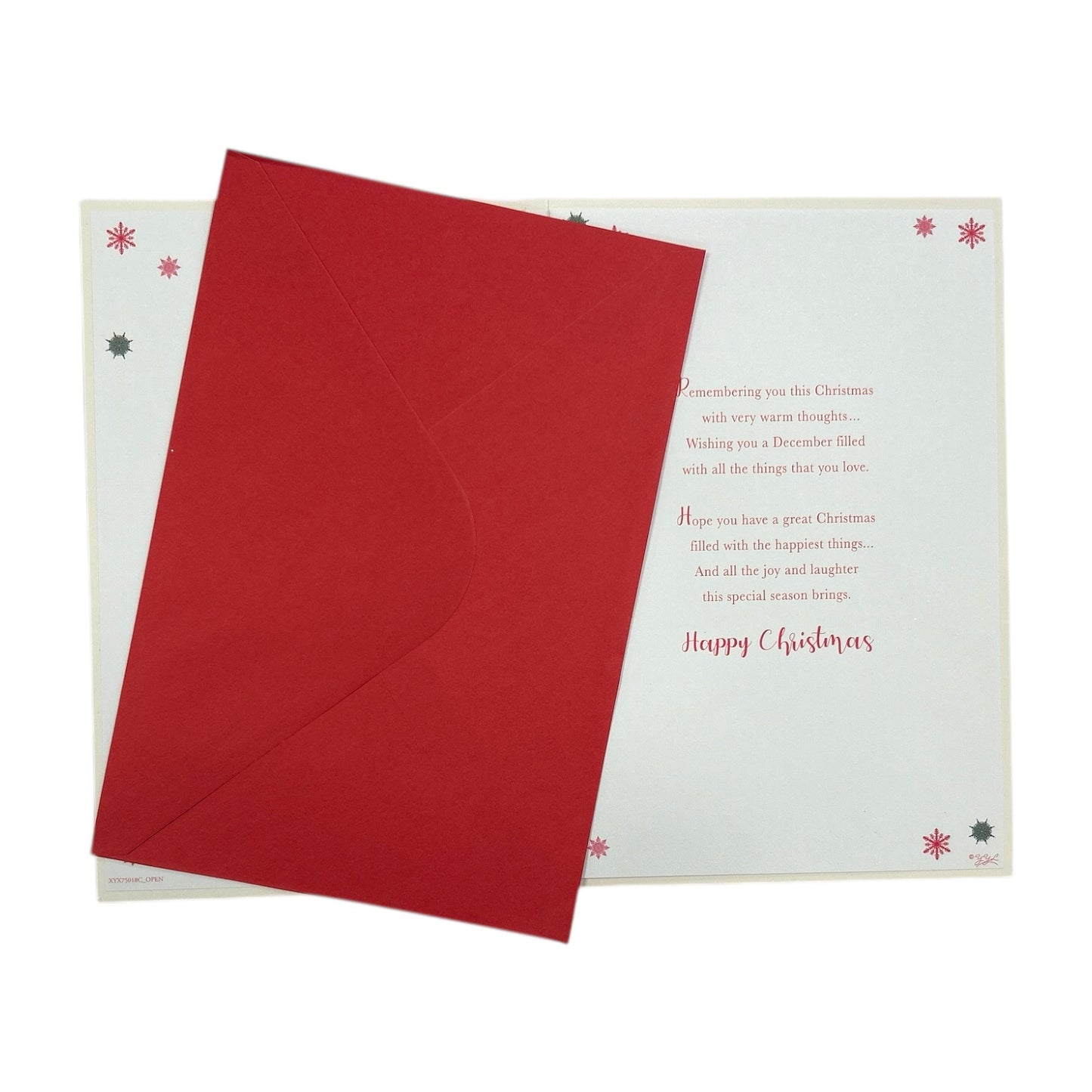 To a Special Daughter and Family Baubles Decorative Wreath Design Christmas Card